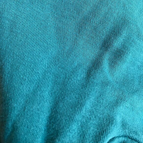 Kate Quinn Solid Teal Footed Sleeper/Romper Newborn - Picture 7 of 8